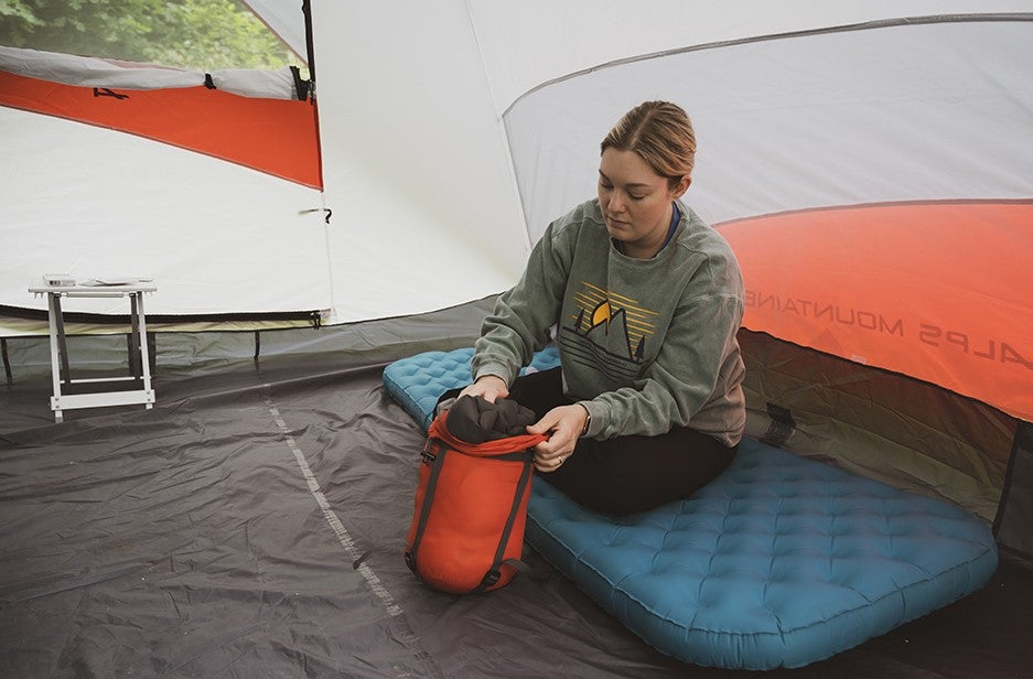 New ALPS Mountaineering Mummy Sleeping Bags & Trailblazer Air Pad