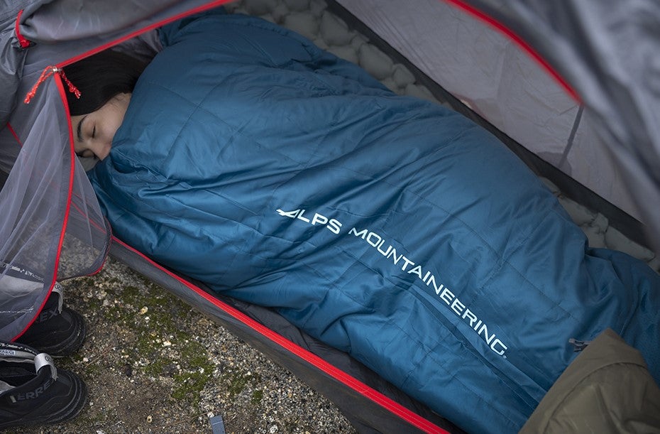 New ALPS Mountaineering Mummy Sleeping Bags & Trailblazer Air Pad